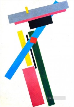 Puramente abstracto Painting - construcción suprematista 1915 Kazimir Malevich resumen